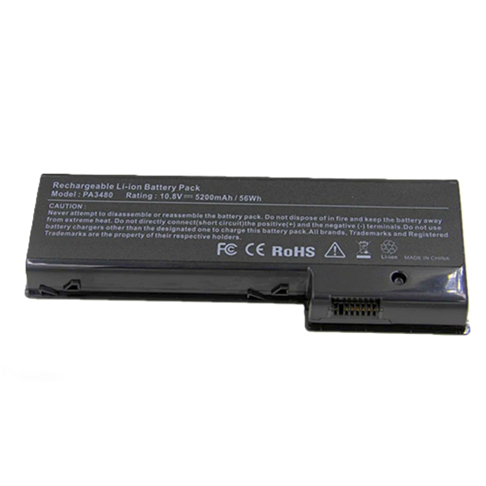 7800mAh-for-Toshiba-Laptop-battery-PA3480-PA3479U-1BRS-PA3480U-1BAS-PA3480U-1BRS-PABAS078-PABAS079-Satellite-P100 Батерия за лаптоп TOSHIBA Satellite P100-102, PA3479U-1BRS - Изображение 1