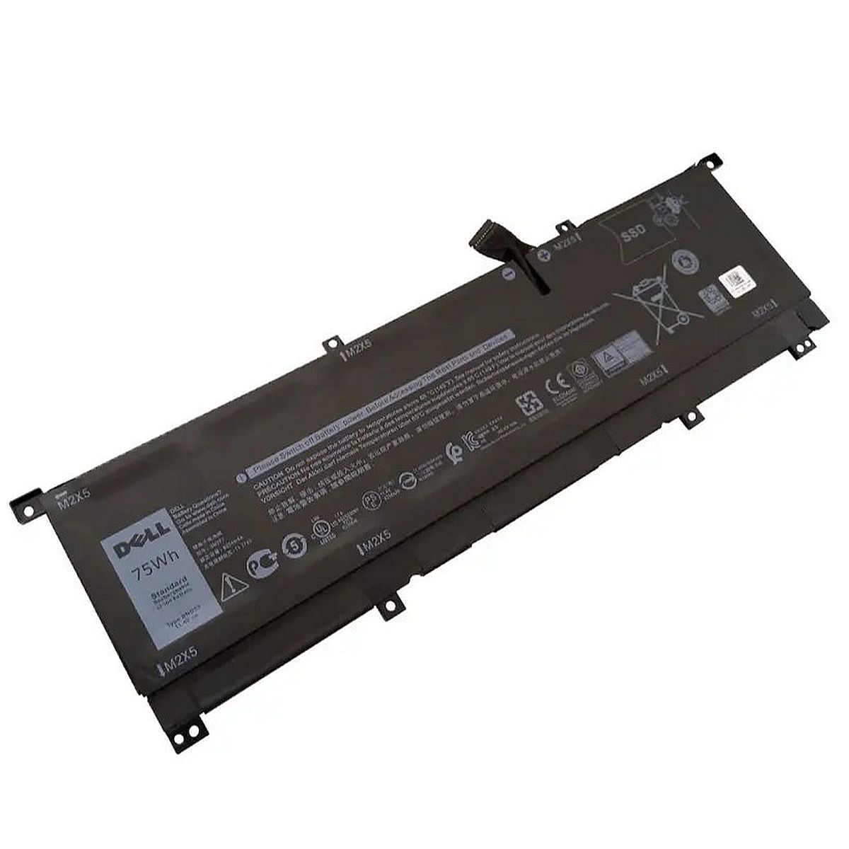 Pin-laptop-Dell-XPS-15-9575-_-Precision-5530-2-in-1-75Wh-N0T7-75WH-8N0T7-ZIN-–-6-CELL Батерия за лаптоп DELL XPS 15 9575 2-in-1, 8N0T7 - Изображение 1