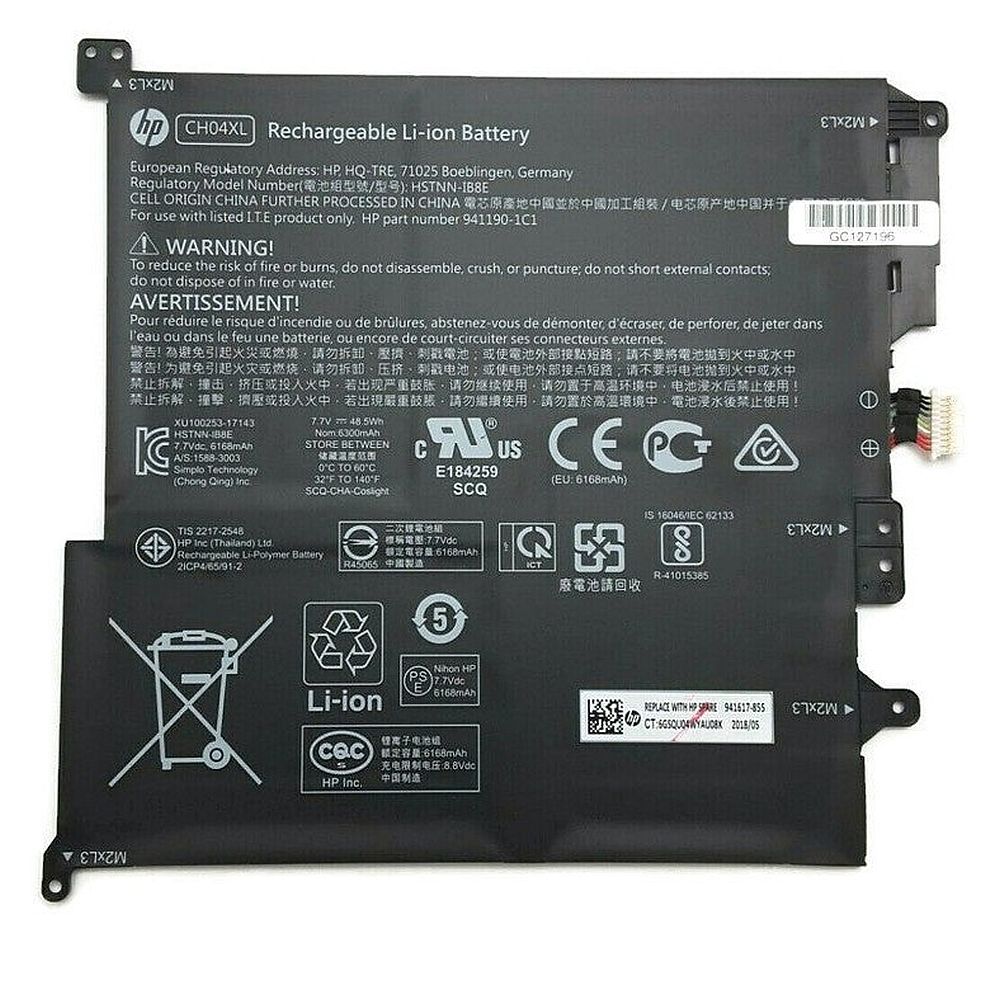 R Батерия за лаптоп HP ChromeBook X2 12-F Series, CH04XL - Изображение 1