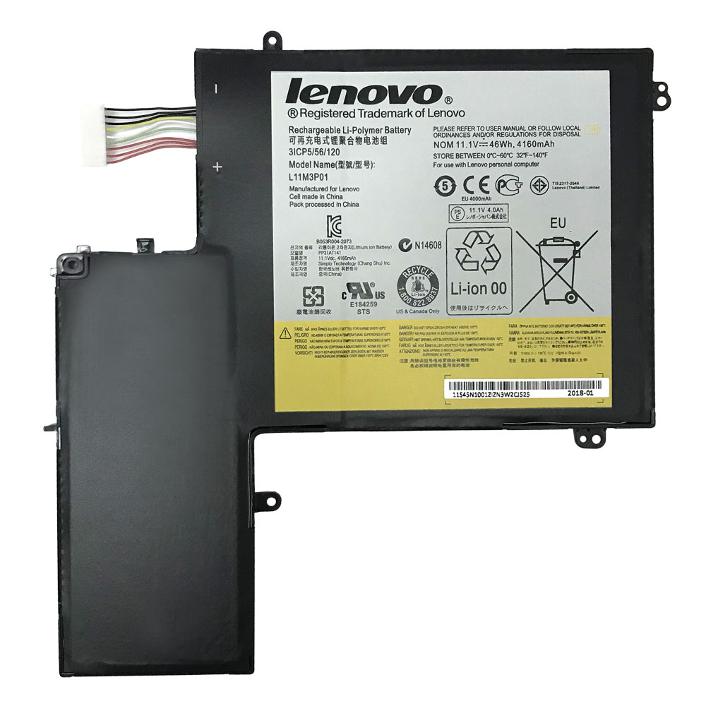 20189412210-13 Батерия за лаптоп LENOVO U310 43754DJ, L11M3P01 - Изображение 1